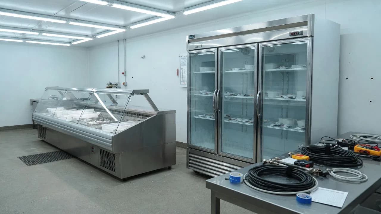 Meble chłodnicze przygotowane do akredytowanych badań laboratoryjnych w COCH Kraków