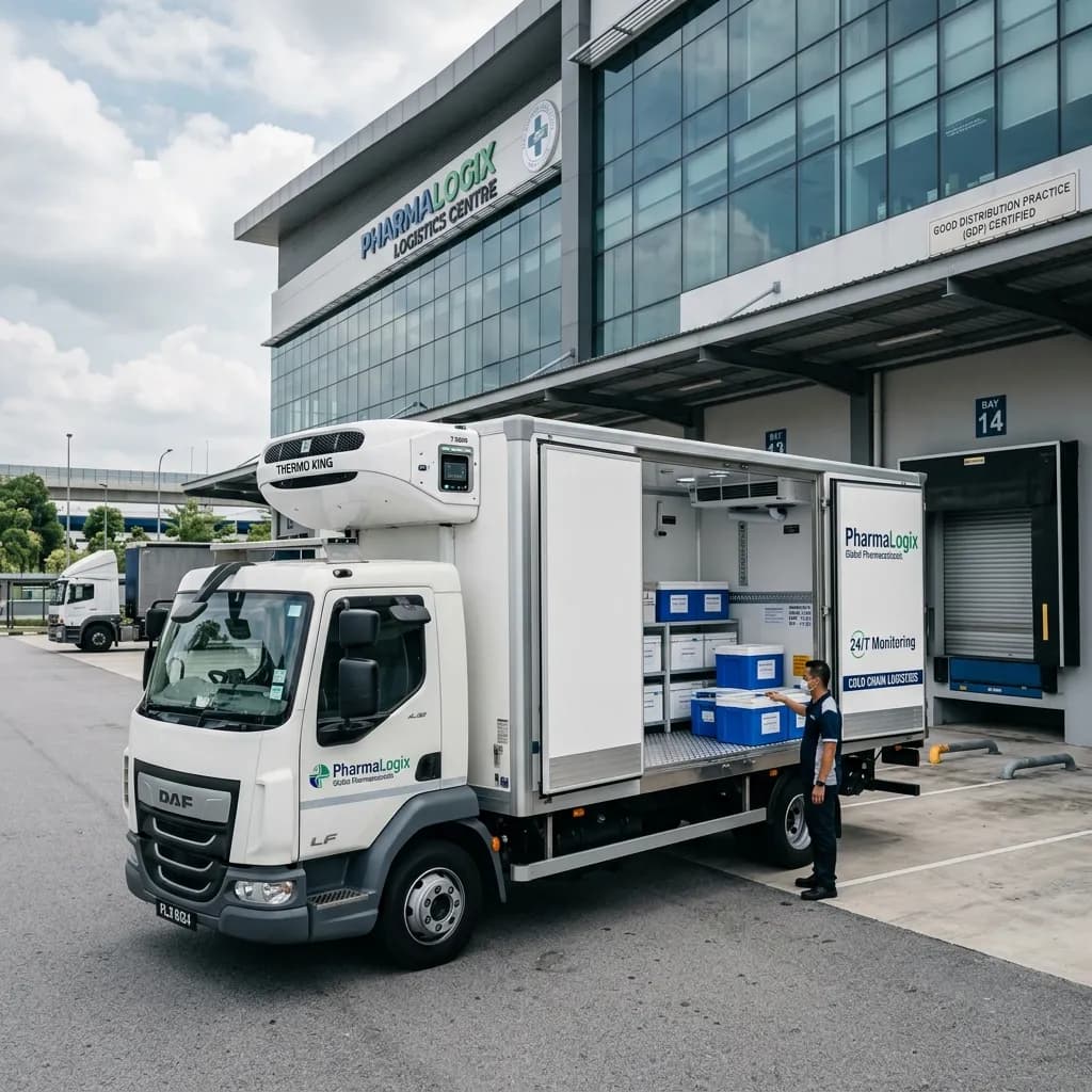 Samochód do transportu leków w kontrolowanej temperaturze — certyfikacja GDP COCH Kraków